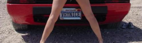 Funny License Plate - Very Nice!